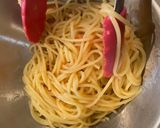 牛乳と麺つゆで！簡単めんたいパスタ♪作り方4写真