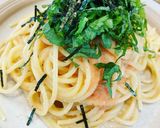 牛乳と麺つゆで！簡単めんたいパスタ♪作り方5写真