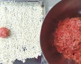懐かしの味！肉団子のもち米蒸し作り方3写真