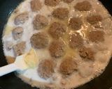豆腐入りふわふわミートボールのクリーム煮作り方7写真