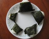 おにぎり　おにぎり屋さんの包み方　作り方7写真