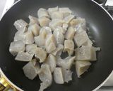 豚ばら肉･蒟蒻･人参･ごぼうの味噌煮込み作り方5写真