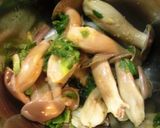 しめじのお浸しと黒胡麻豆腐あん作り方1写真