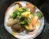 しめじのお浸しと黒胡麻豆腐あん作り方4写真