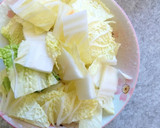 白菜と卵のお味噌汁♪ほっとする甘さ作り方1写真