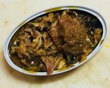 イワシ缶の梅肉丼作り方1写真