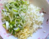 ミンチの卵とじ♪薬味いっぱいで♪作り方1写真