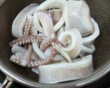 野菜とイカの油炒め作り方3写真