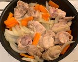鶏モモ肉とキャベツのだし煮作り方4写真