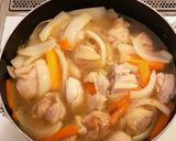 鶏モモ肉とキャベツのだし煮作り方5写真