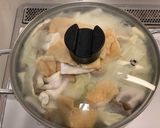 鶏モモ肉とキャベツのだし煮作り方6写真