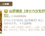 山芋焼き（キャベツもやし入り）作り方11写真