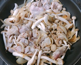 簡単節約おかず♡豚肉ときのこの甘辛炒め作り方3写真