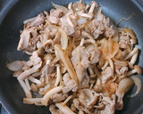 簡単節約おかず♡豚肉ときのこの甘辛炒め作り方4写真