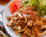 簡単節約おかず♡豚肉ときのこの甘辛炒め作り方5写真