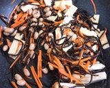 ♡ふっくらお揚げ入りひじき煮♡作り方2写真