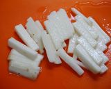 免疫力アップ！長芋小松菜のお味噌汁作り方1写真
