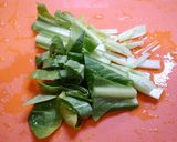 免疫力アップ！長芋小松菜のお味噌汁作り方2写真
