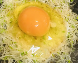 丼弁当●ベーコン＆キャベツ炒飯と目玉焼き作り方3写真
