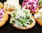 クリームチーズ&漬物の和洋折衷カナッペ作り方3写真