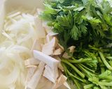 春菊とツナのパスタ☆レモンの香り作り方2写真