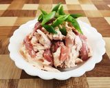 クリームチーズと塩辛の和洋折衷おつまみ作り方2写真