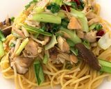 ウチのアレ♡ツナきのこバター醤油パスタ作り方8写真