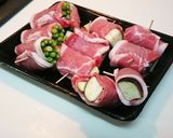 茄子とニンニクの芽の豚ロース巻きサラダ作り方2写真