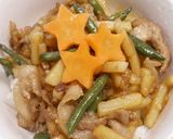 新じゃがとインゲンの甘辛丼♪めっけ作り方5写真