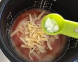 炊飯器だけで、チキンライス(豆入り)作り方4写真