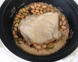 炊飯器だけで、チキンライス(豆入り)作り方8写真