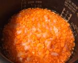 幼児食＊ホタテのバター醤油炊き込みご飯作り方3写真