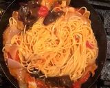 簡単・時短♪キクラゲのトマトパスタ作り方5写真