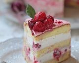ラズベリポーネ❧デコレーションケーキ作り方34写真