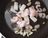 大葉香る❗トマトとシーフードのパスタ作り方4写真