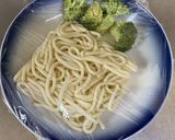 レンジで簡単★ランチに！パスタ風うどん作り方2写真