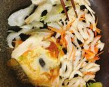 クミンとセロリの温サラダ作り方3写真