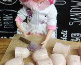 リカちゃん♡芽キャベツのオニオンスープ作り方7写真