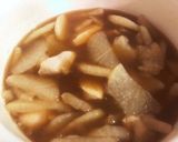 大根と鶏胸肉の酢醤油煮作り方5写真