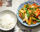 簡単！ダイエット豚キムチ炒め作り方8写真