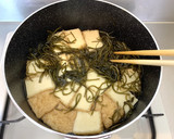 作り置きに美味しい＊厚揚げと昆布の煮物＊作り方10写真