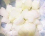 全てレンジ胸肉根菜のお酢蒸し煮作り方4写真