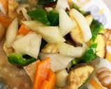 全てレンジ豆腐春雨梅スタそぼろ炒め煮作り方16写真