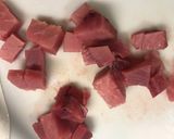 マグロとオクラの漬け作り方1写真