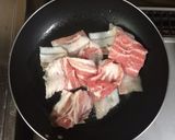超簡単☆ケチャップマヨのオーロラ豚バラ丼作り方1写真