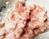 レンジキウイオイスターひき肉のせドーム蒸作り方1写真