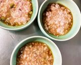 レンジキウイオイスターひき肉のせドーム蒸作り方7写真