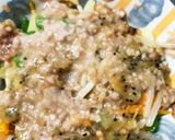 レンジキウイオイスターひき肉のせドーム蒸作り方16写真