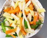 レンジじゃがいもひき肉キウイオイスター丼作り方9写真