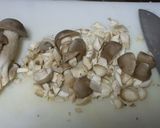揚げ蕎麦のキノコ餡かけ ♪作り方1写真